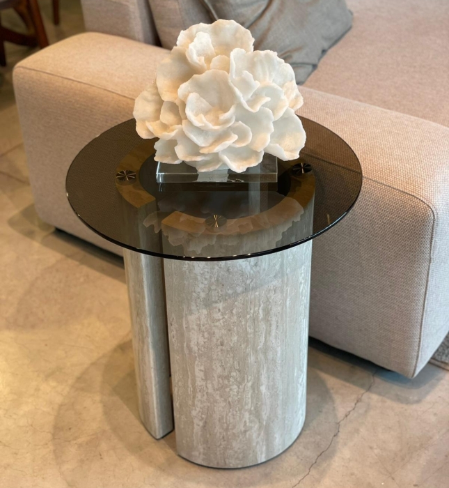 שולחן צד דגם טרוונטין - 