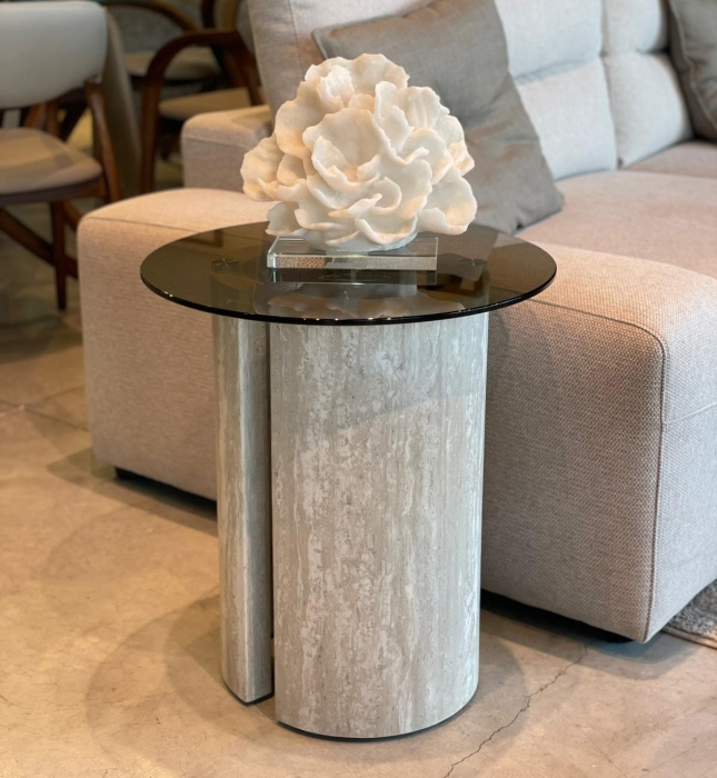 שולחן צד דגם טרוונטין - 