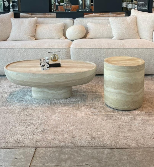 סט שולחנות סלון דגם - 