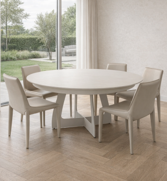 פינת אוכל דגם רויאל עגול