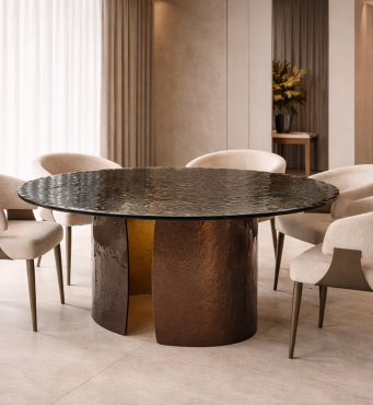 פינת אוכל שאטו עגול