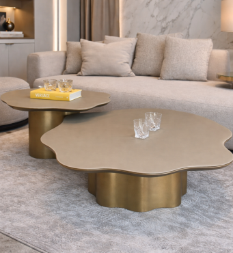 סט שולחנות סלון דגם פלאוור