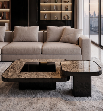 סט שולחנות סלון דגם פלטינום