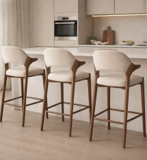 כיסא בר דגם ליאו - 