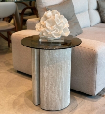 שולחן צד דגם טרוונטין - 